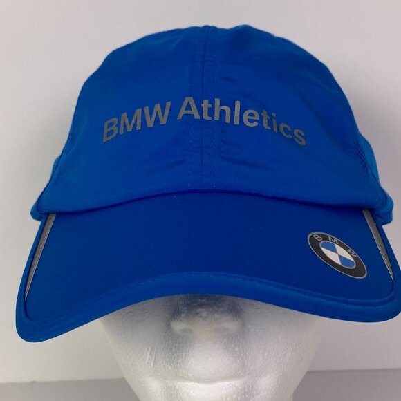Puma BMW Athletics Hat Adjustable Adult Blue Baseball Running - Picture 6 of 8